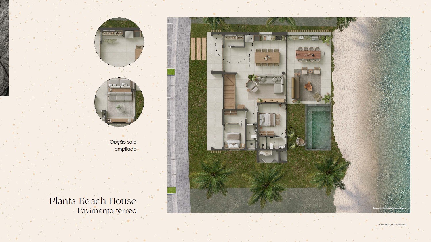 Entre Águas Milagres - Planta Beach House