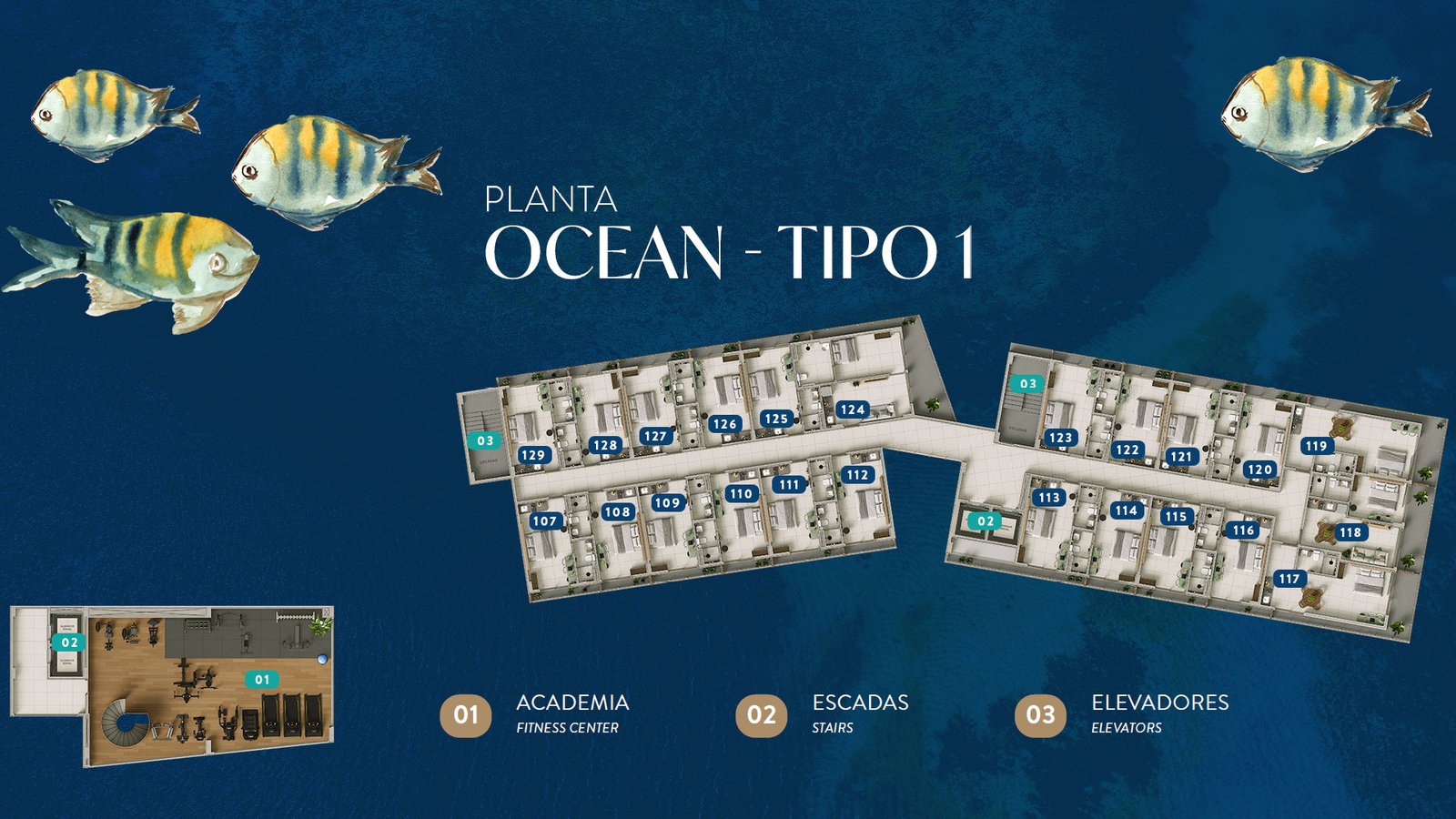 Quinta das Mangueiras - Planta Ocean - Tipo 1