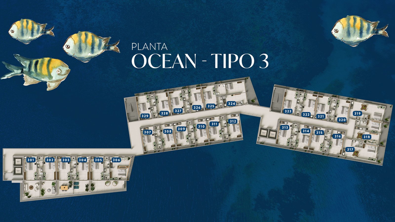 Quinta das Mangueiras - Planta Ocean - Tipo 3