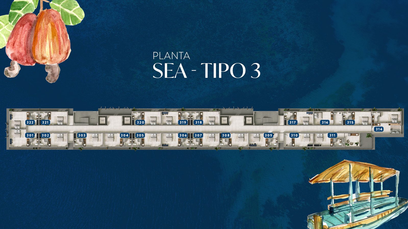 Quinta das Mangueiras - Planta SEA - Tipo 3